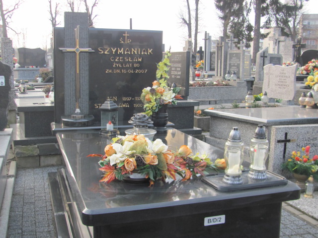Grób Stanisława Szymaniak