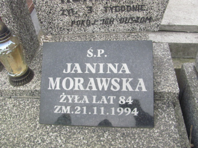 Janina Morawska 1910 Warka parafialny - Grobonet - Wyszukiwarka osób pochowanych