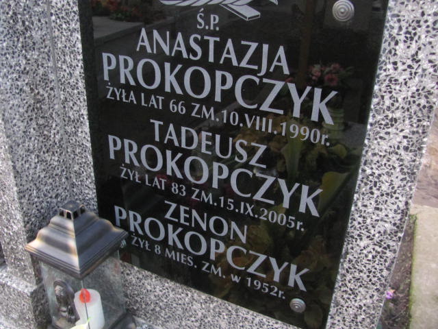 Tadeusz Prokopczyk 1922 Warka - Grobonet - Wyszukiwarka osób pochowanych