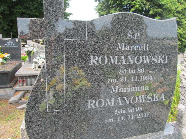 Marceli Romanowski 1914 Warka parafialny - Grobonet - Wyszukiwarka osób pochowanych