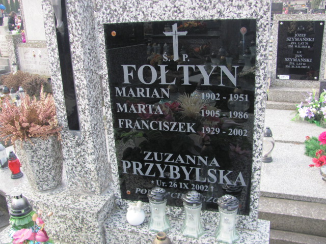 Marta Fołtyn 0931 Warka - Grobonet - Wyszukiwarka osób pochowanych