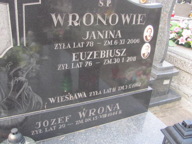 Wiesława Wrona Warka - Grobonet - Wyszukiwarka osób pochowanych