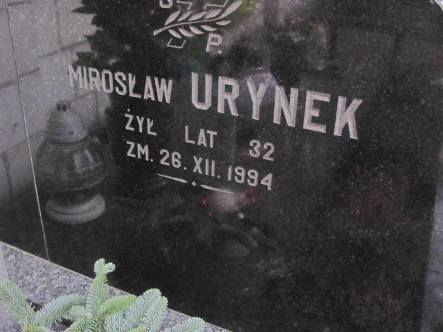 Mirosław Urynek Warka - Grobonet - Wyszukiwarka osób pochowanych